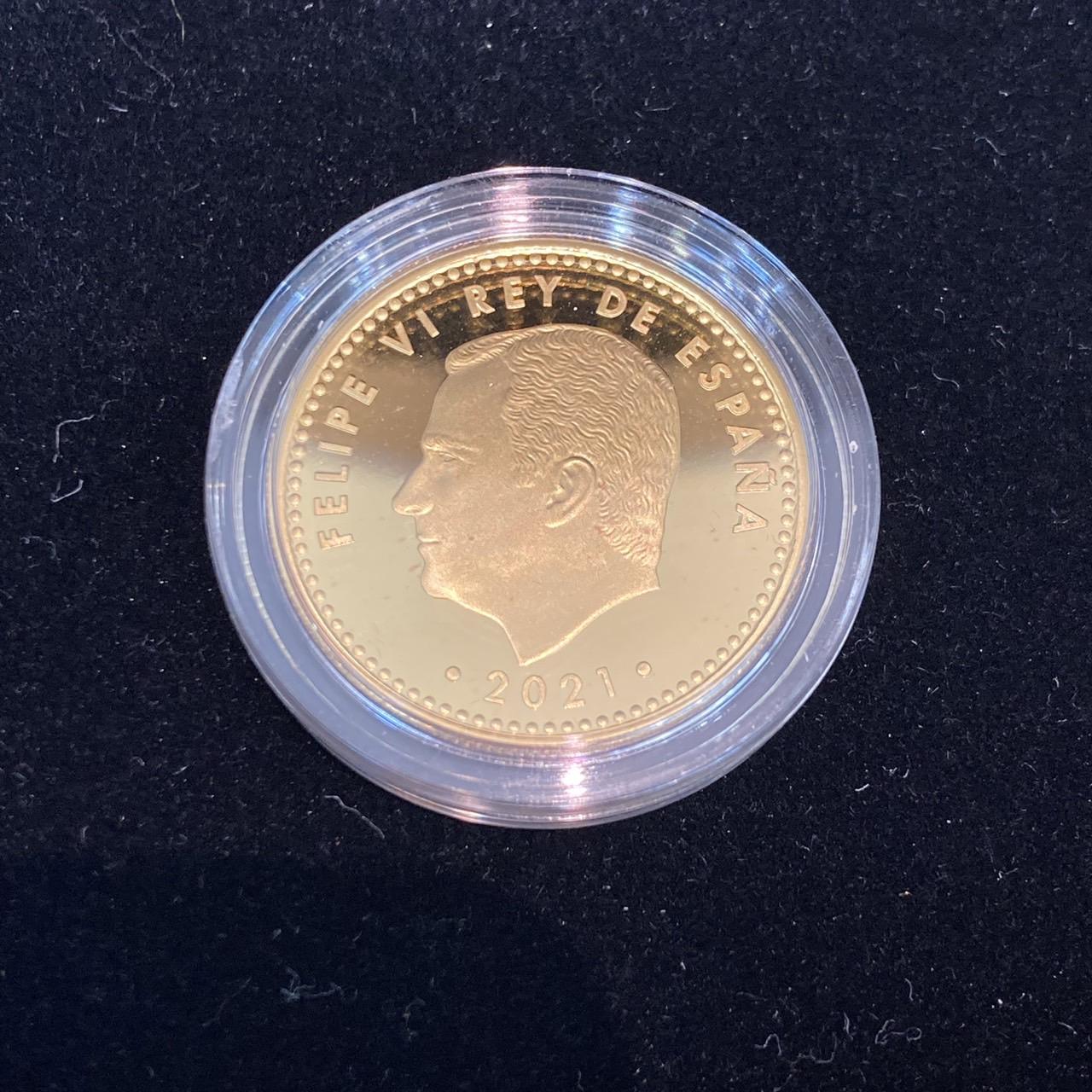 FIFA ワールドカップカタール2022公式記念コイン スペイン100ユーロ金貨