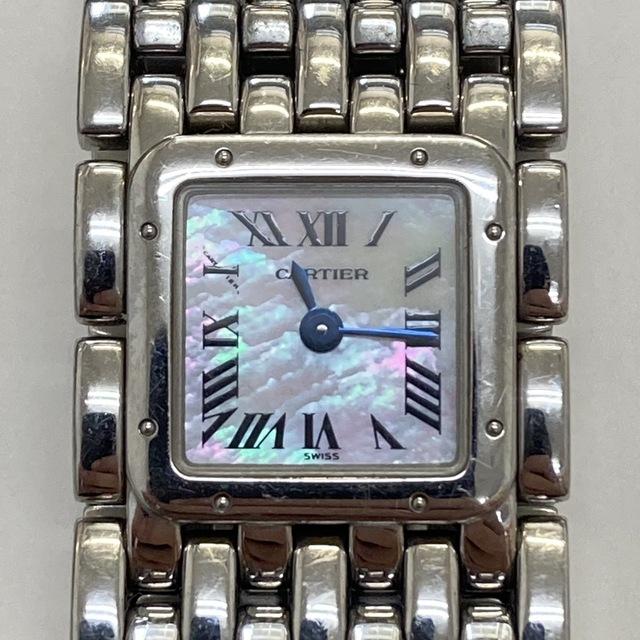 カルティエ パンテール2420 リュバン シェル文字盤ローマン腕時計